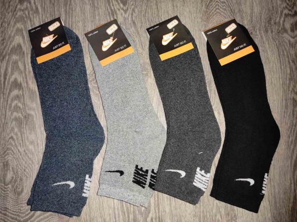 Мужские носки махровые NIKE , размера 41-45, качественные носки Найк