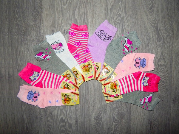 купить Хлопковые носочки для девочки ( от 1 до 11 лет)