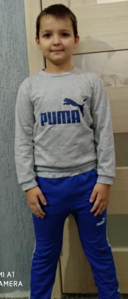 купить Детский спортивный костюм пума ,тёплый спортивный костюм детский puma , синий костюм пума тёплый