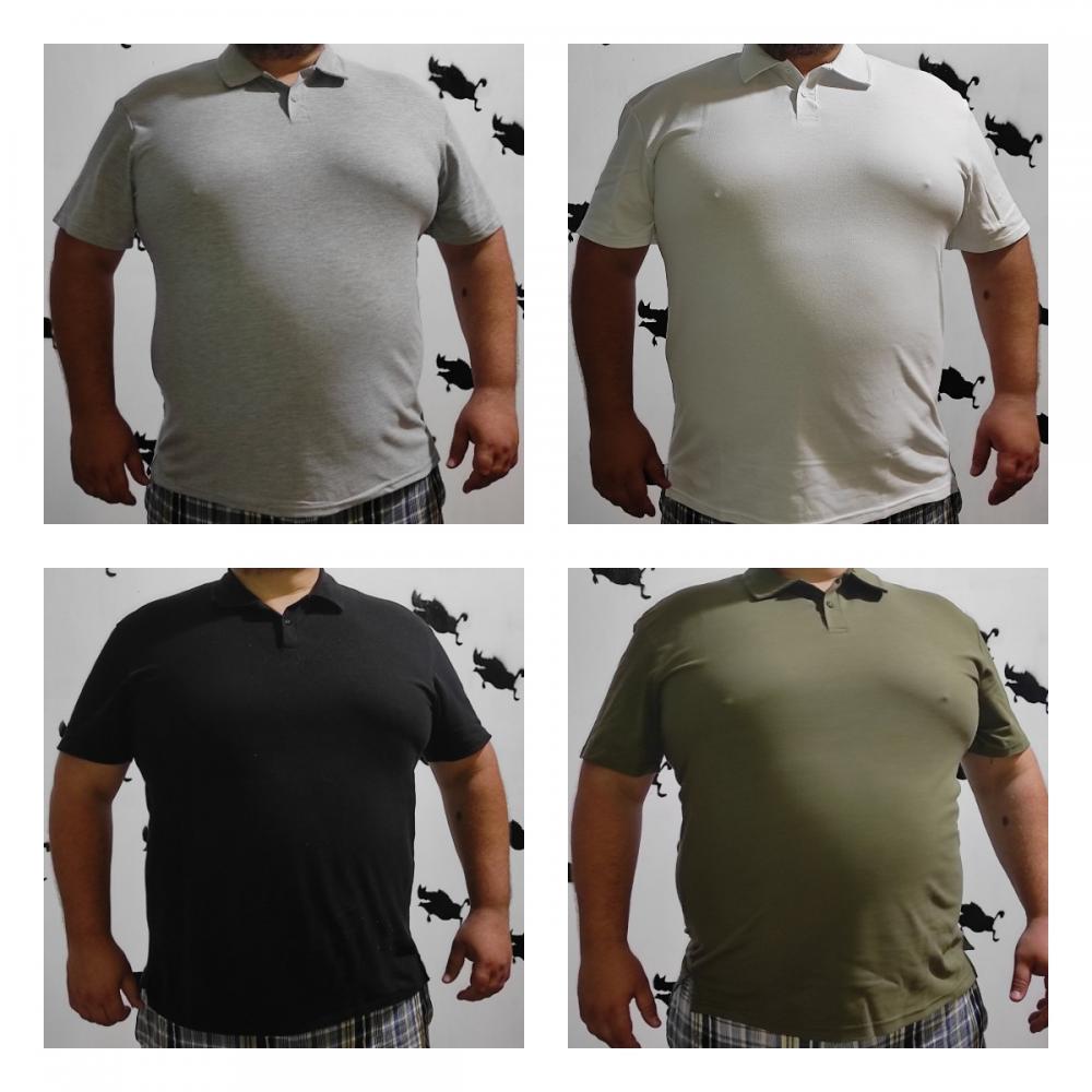 Поло батальный мужской цвет серый