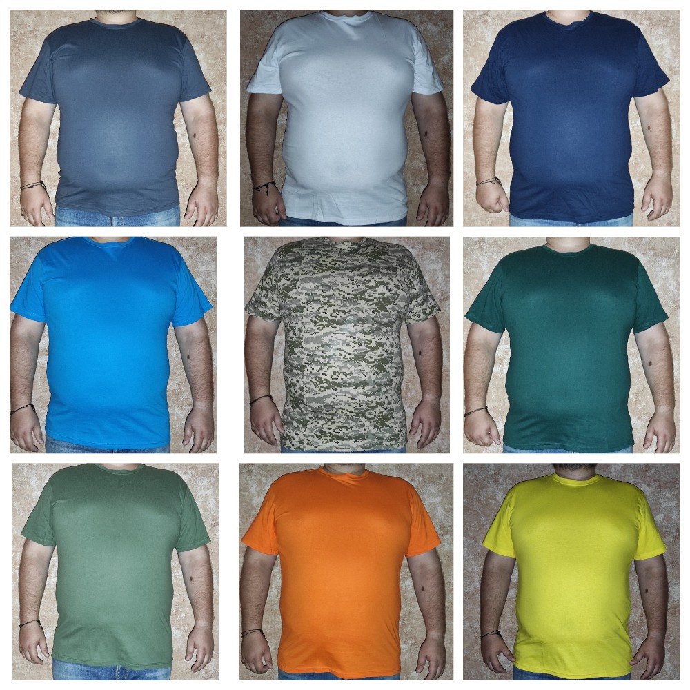 футболка мужская из хлопка