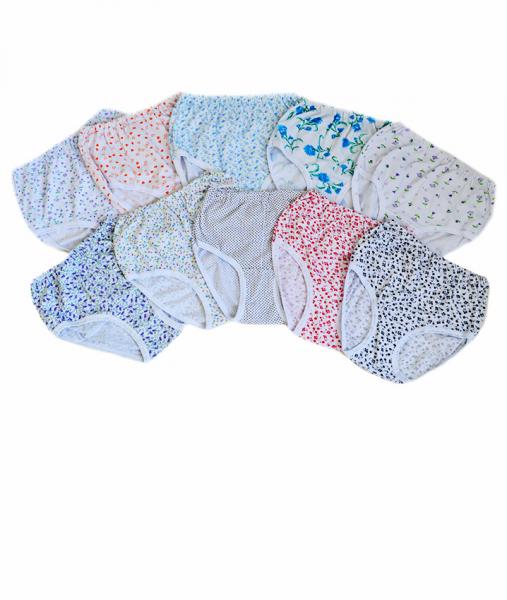 Труси жіночі кольорові трикотажні, бавовняні жіночі кольорові труси без синтетики розміру 48-68 Размер 50